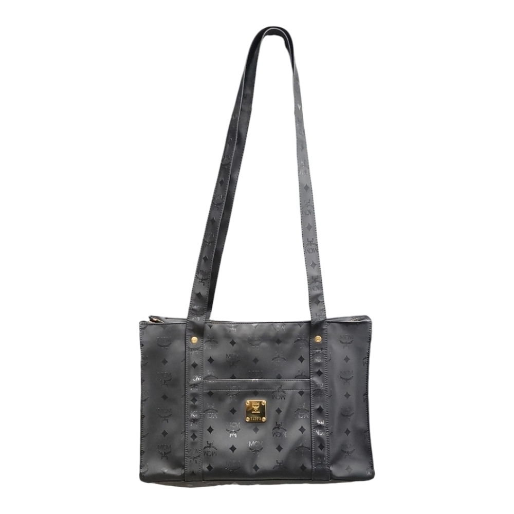 Authentic Mcm Logo Monogram Tote - image 2